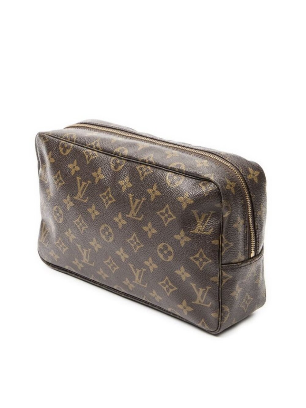 ★SOLD★ Louis Vuitton Toiletries Pouch Brown Monogram Canvas - Picture 2 of 10